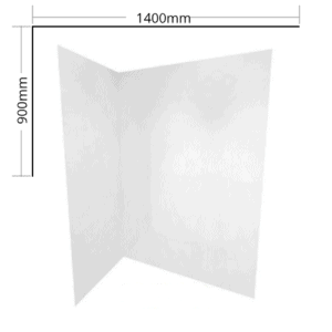 Shower liner 1400x900 Flat LH