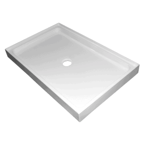 760 x 1200 Shower tray center waste HB