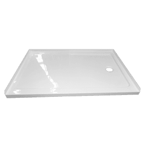 Urban 1200 alcove RH-waste-Shower tray HB
