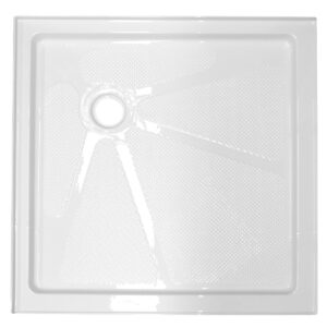 1000 x 1000 textured square shower tray