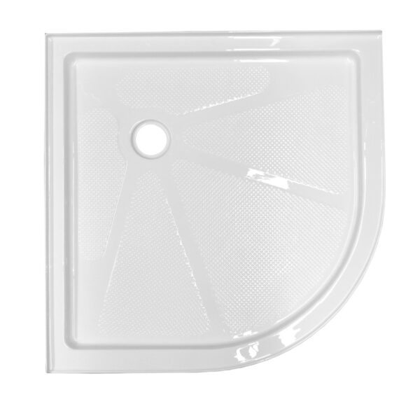 1000x1000 curved textured corner shower tray Henry Brooks