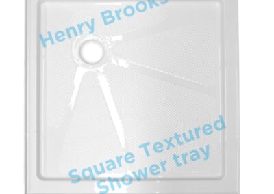 1000x1000 square textured shower tray Henry Brooks