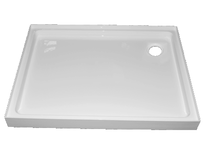 900x760mm 4 lip-RR waste Shower tray
